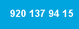 920 137 94 15 920 137 94 15